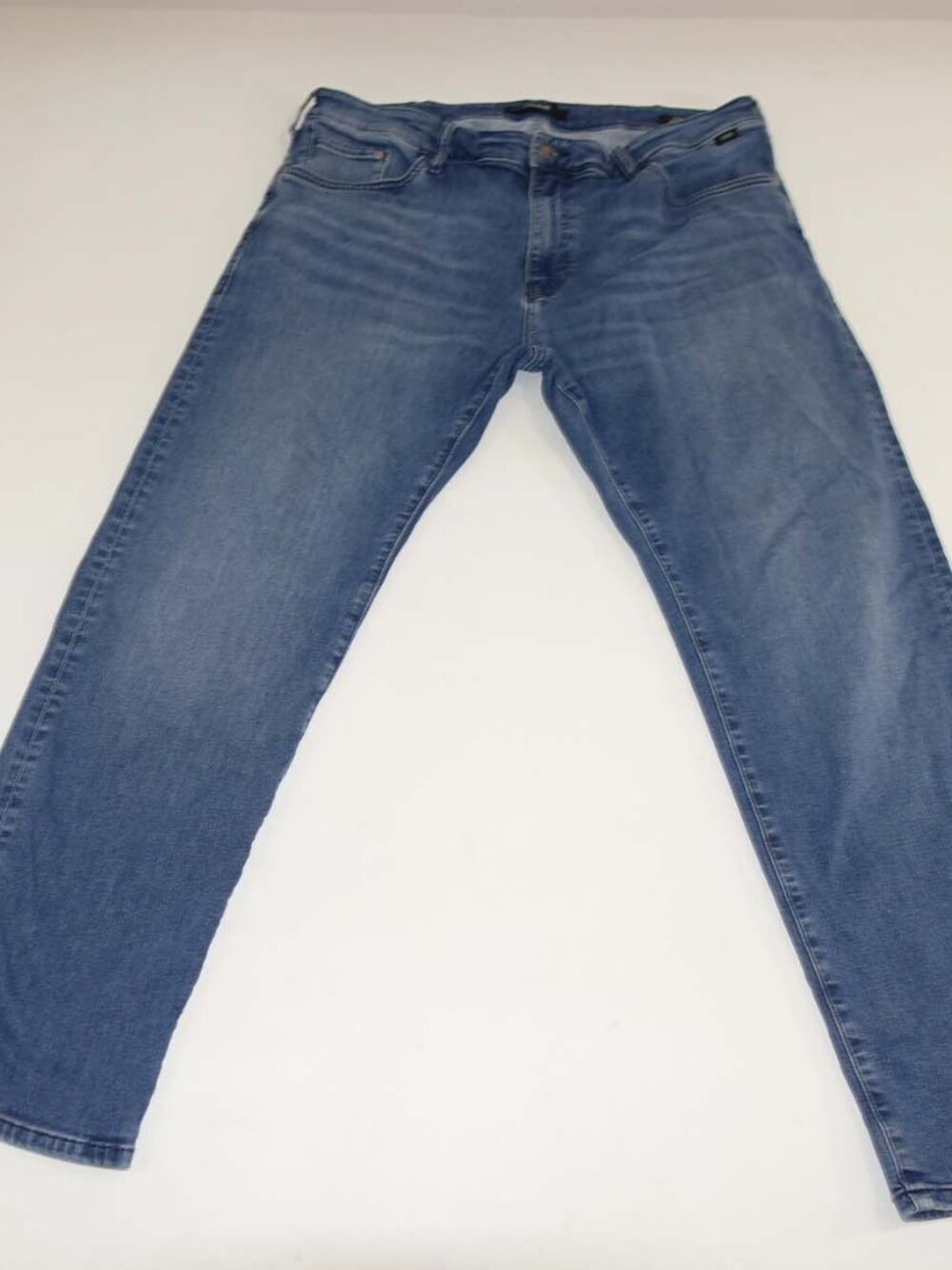 Mavi Men's Zach Relaxed Straight Leg Jeans Size 38 x 30 Blue Mid Rise Denim